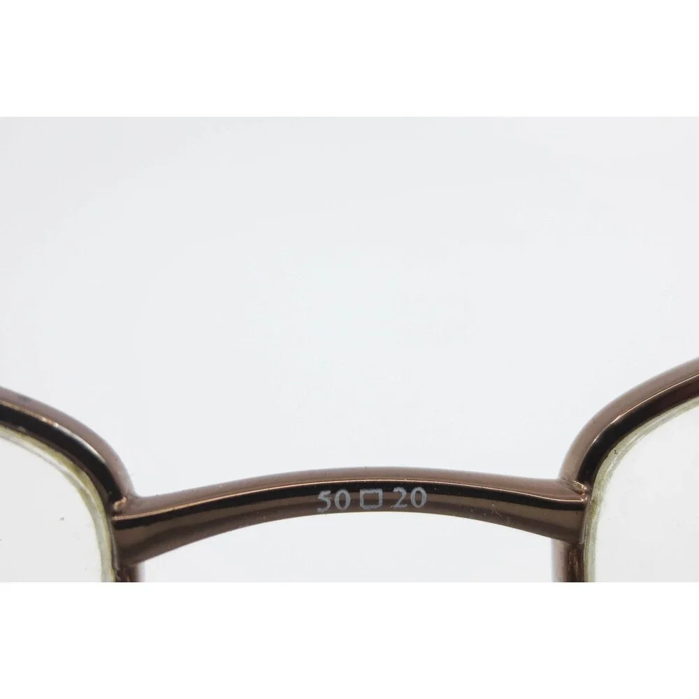 Oscar de la Renta Eyeglass Frames Bronze Semi Rimless Rectangular 50 20 135